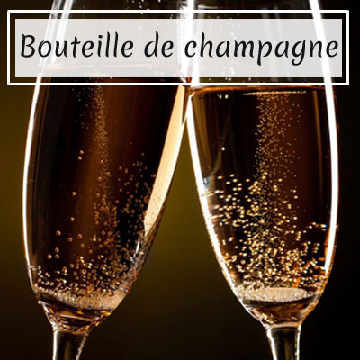 Bouteille de champagne - Week-end en amoureux - Services et Spa
