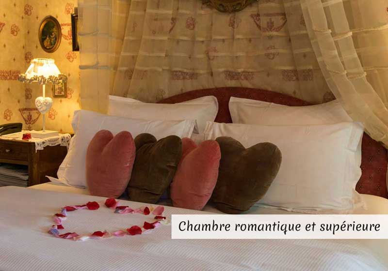 Chambres romantiques et supérieures - séjour famille en chambres d'hotes